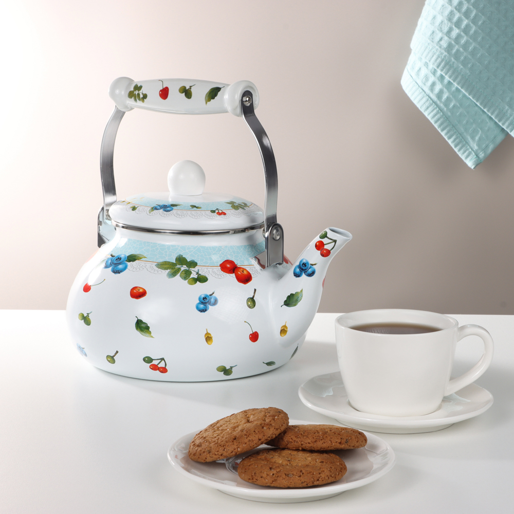 VETTA Прованс Чайник эмалированный 2,5л, индукция - #9