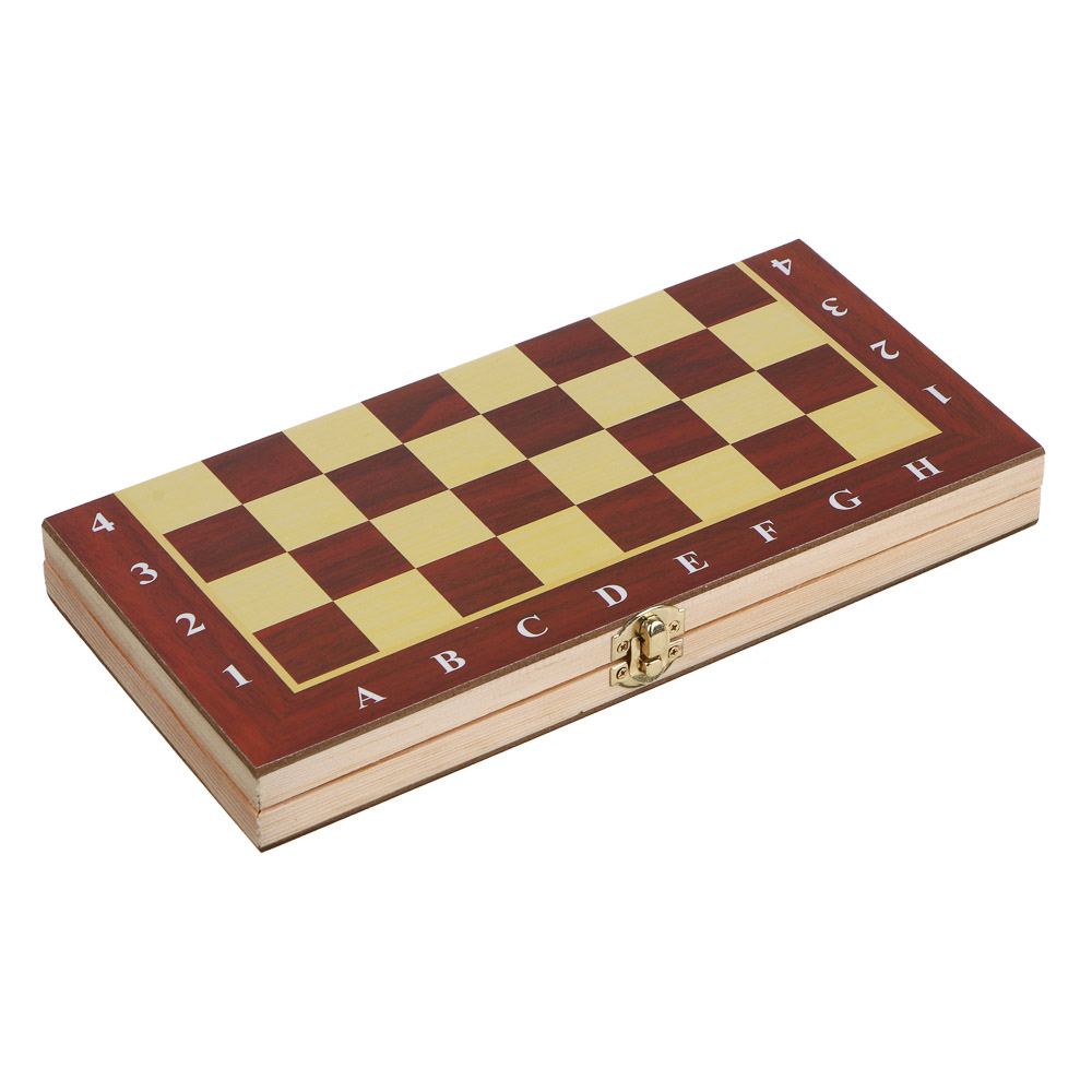 LDGames Набор игр 3 в 1 (шашки, шахматы, нарды) дерево, 29x29см, в подарочной упаковке - #4