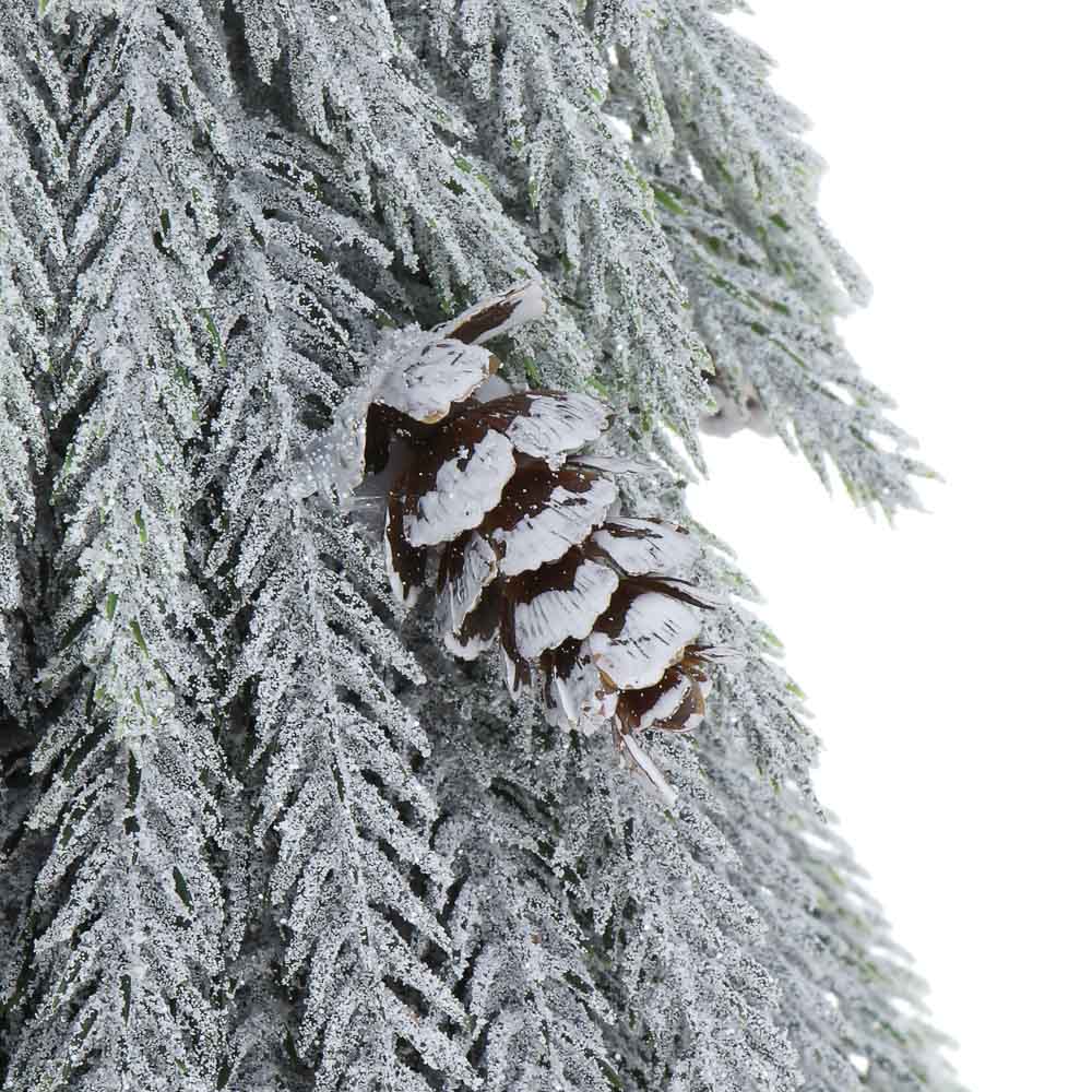 СНОУ БУМ Елочка литая 100% РЕ, шишка, деревянная основа, 39 см, 26-68 - #2