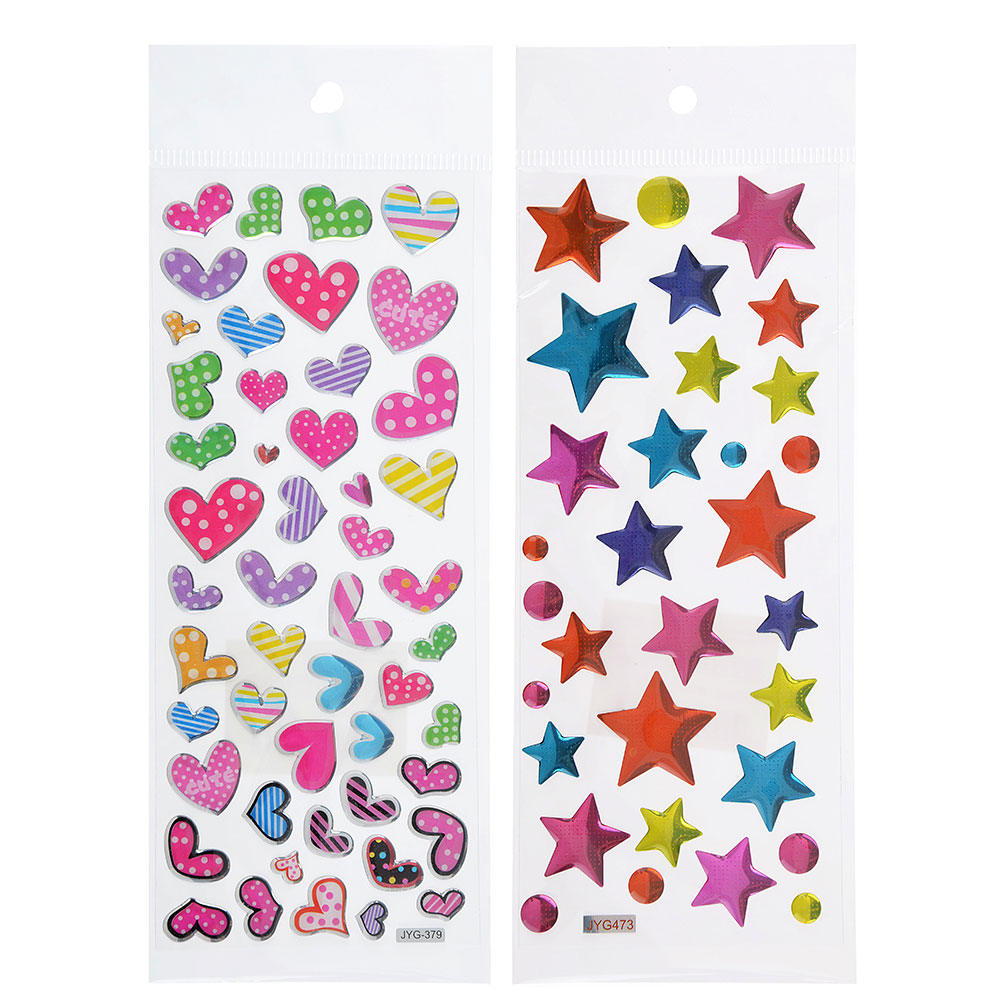 Наклейка детская, 20х7,5см, пластик, 5-7 дизайнов, арт.12-10 - #1