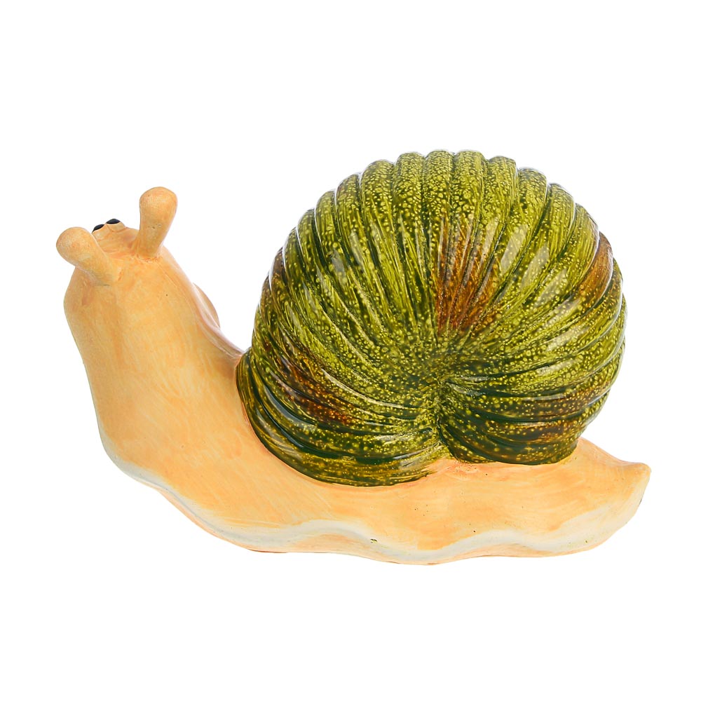 Фигурка садовая "Улитка" тм INBLOOM, 20х10х12см, магнезия - #5