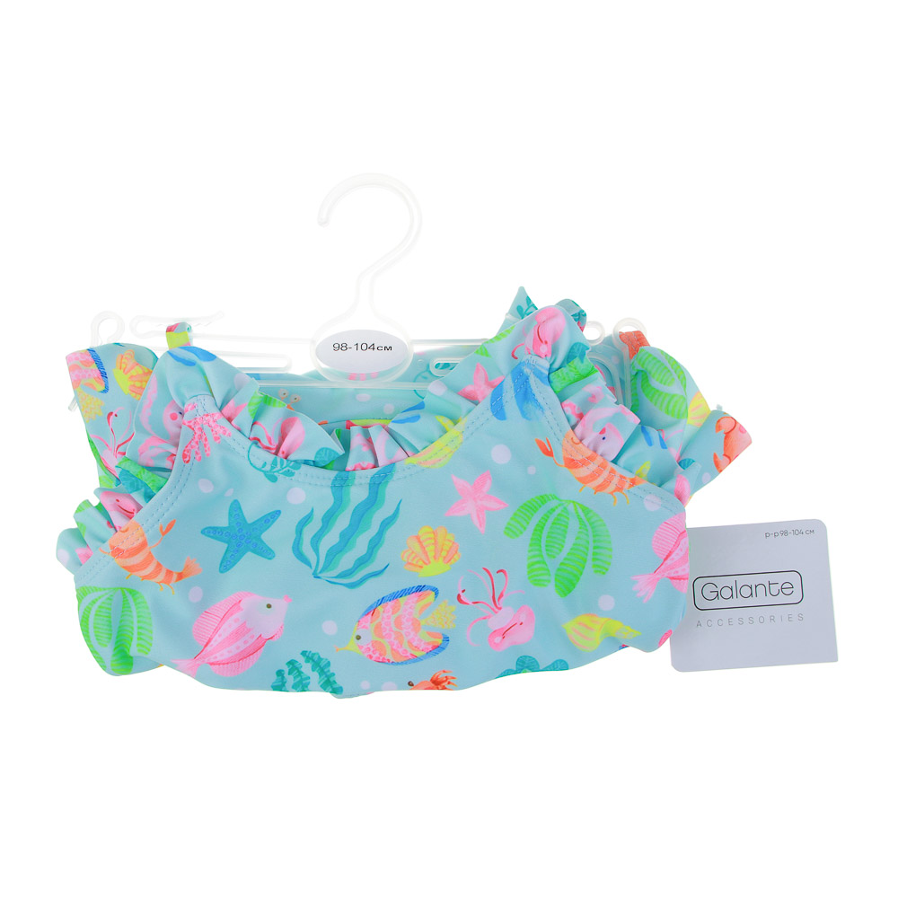 GALANTE Купальник для девочки слитный, р.98-104, 82%полиэстер, 18%эластан, ВЛ2025-07 - #6