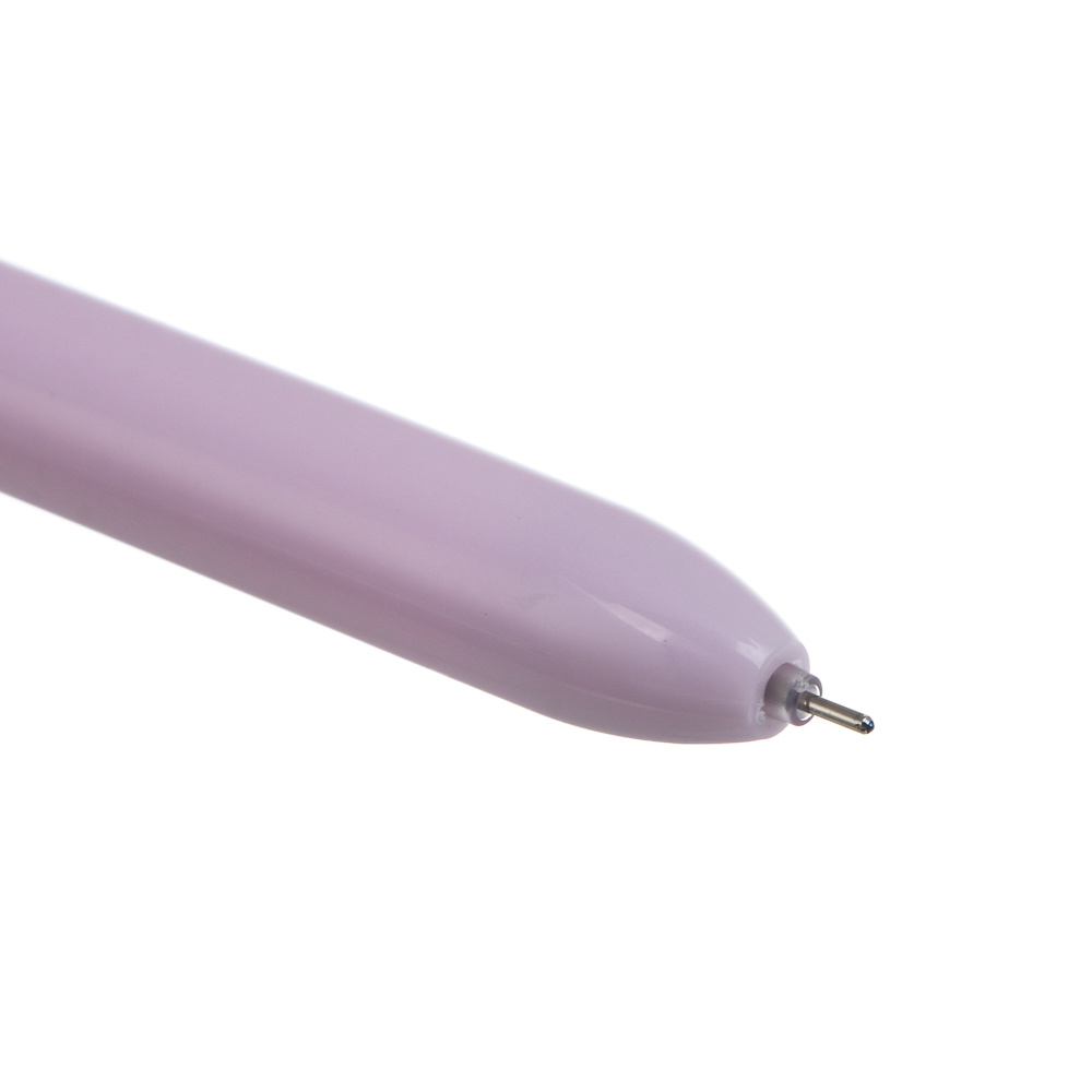 Ручка гелевая синяя 0,5мм, с линейкой, 2 в 1, "Беби ушки", 4 вида - #5