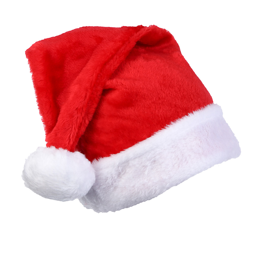 СНОУ БУМ Колпак новогодний, 28х41см, полиэстер, красный - #2