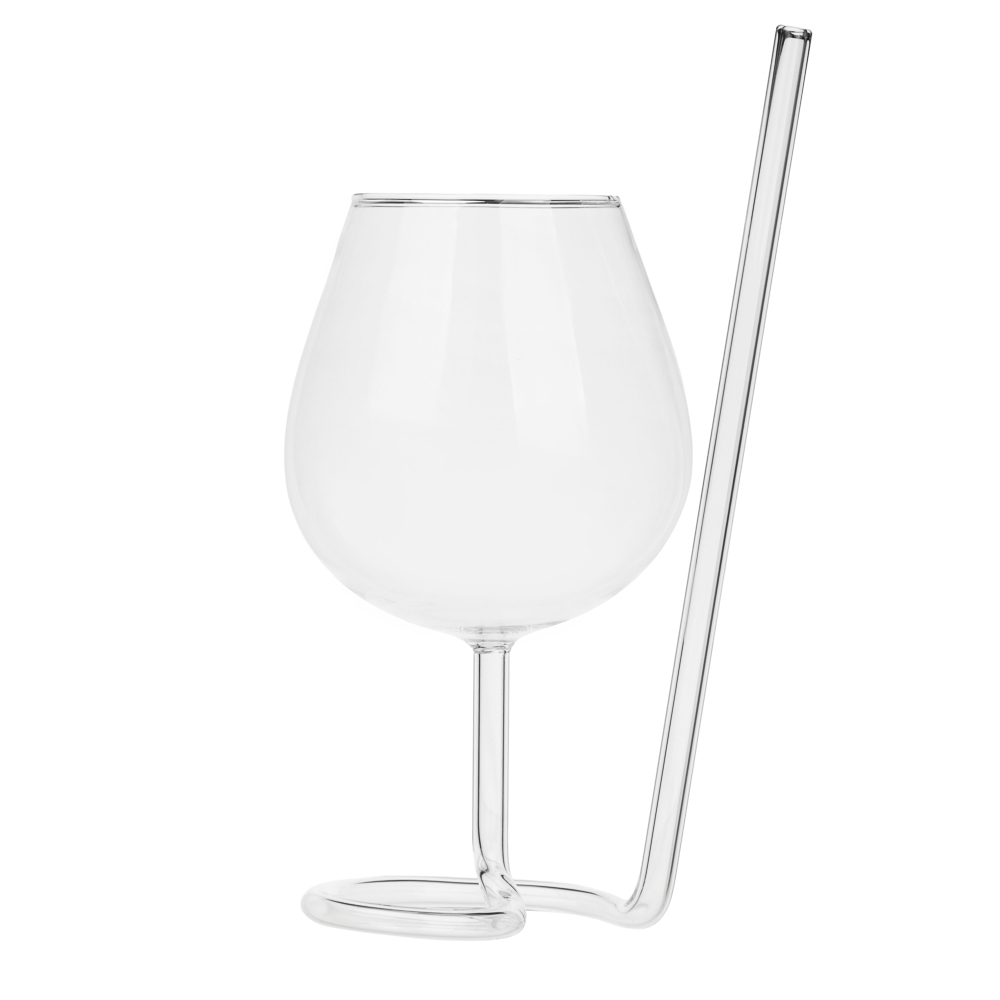 MILLIMI Бокал с ножкой-трубочкой, 400 мл, стекло - #1