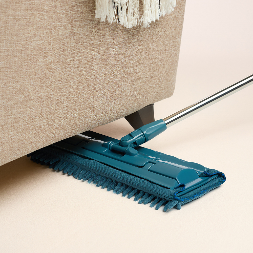 VETTA Швабра с насадкой из микрофибры, телескоп. черенок, нерж.сталь, 80-120см - #15
