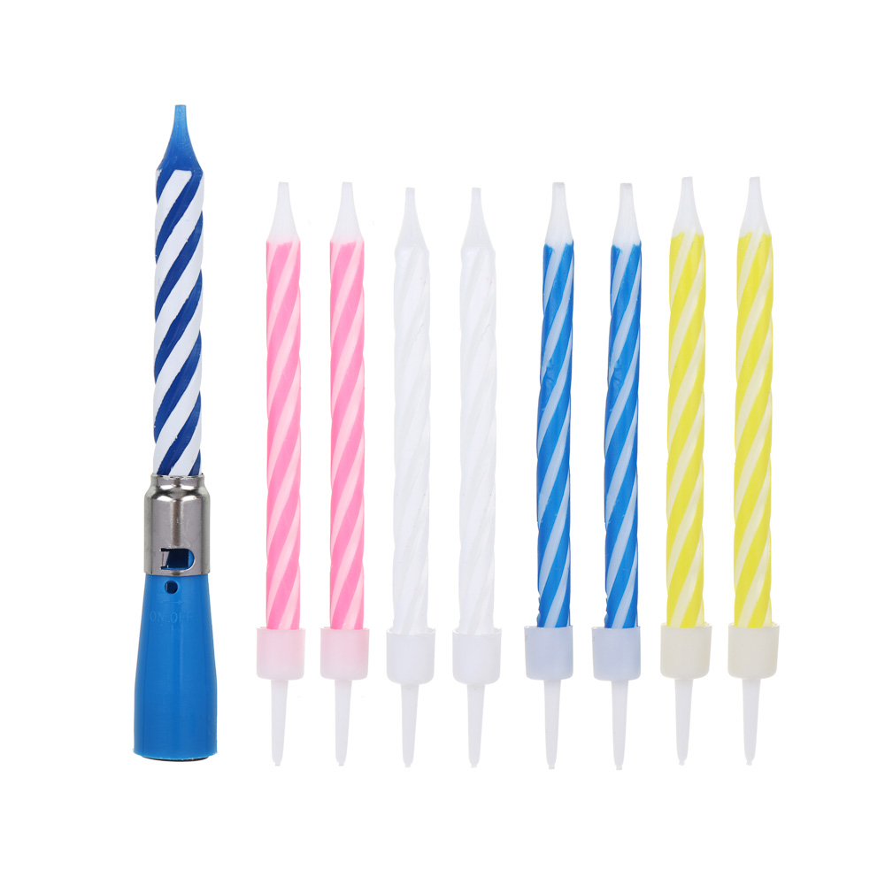 Набор свечей для торта с музыкой тм Fntastic, 1хAG3, 9 шт - #3