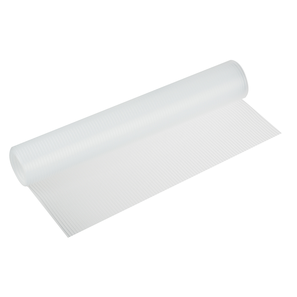 Мат антискользящий в рулоне, тм VETTA, ЭВА, 30x100см, "Полосы", прозрачный - #3