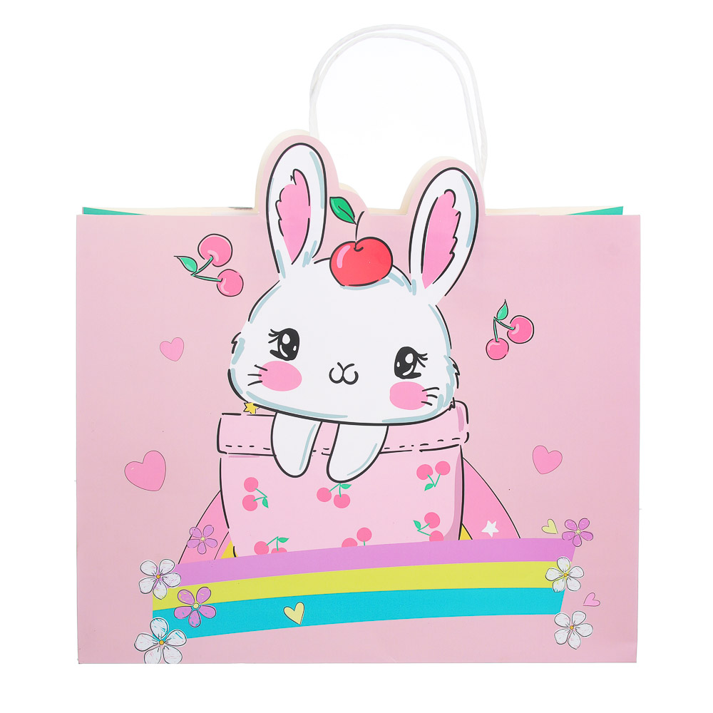 Пакет подарочный, тм Fntastic, фигурный, 32x26x10см, бумага, 4 дизайна - #3