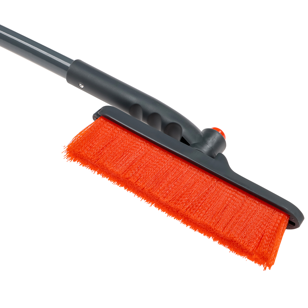 ЕРМАК Щетка для уборки снега со скребком, поворотный механизм, 61 см - #6