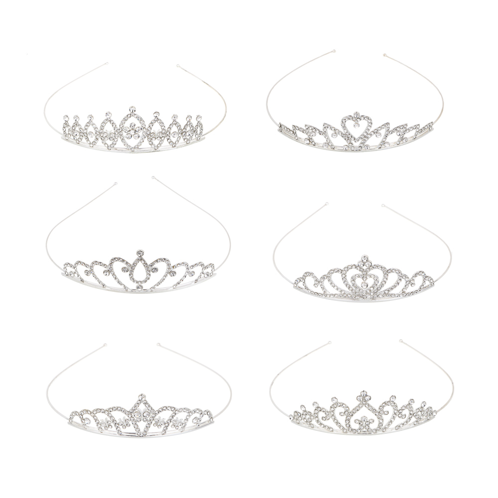 Ободок диадема для волос, тм ЮНИLOOK, 12,5, сплав, 6 дизайнов, #23 - #1