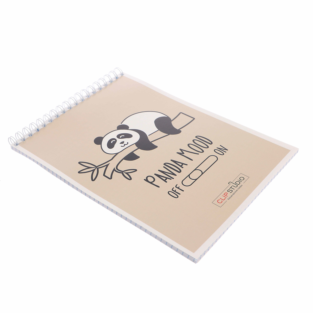 ClipStudio Блокнот А5, 40 листов, офсет, обложка картон, спираль, в клетку 8 диз. - #25