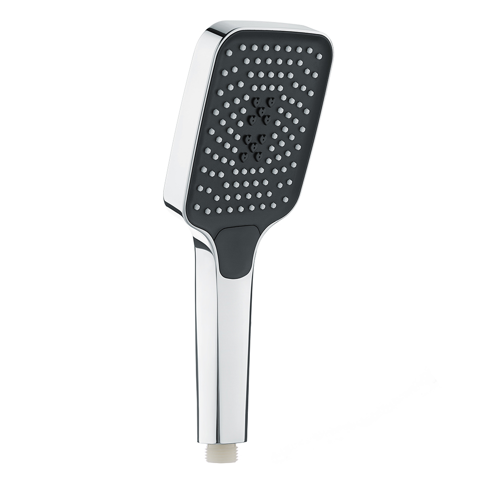 RAIN Лейка для душа массажная, 3 режима, 100мм, хром/черный - #1