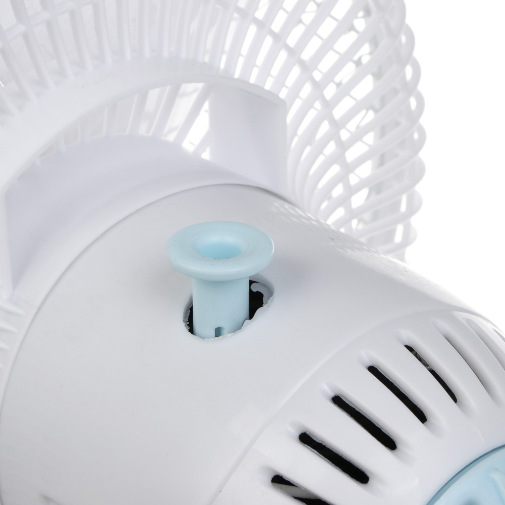 Вентилятор настольный на прищепке тм LEBEN 20Вт, диаметр 23см, 220в, белый - #9