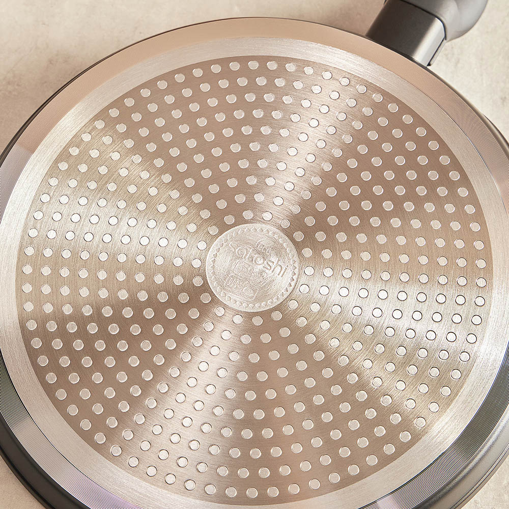 SATOSHI Стоун Сковорода литая блинная d24см, антипригарное покрытие Мрамор, индукция - #14