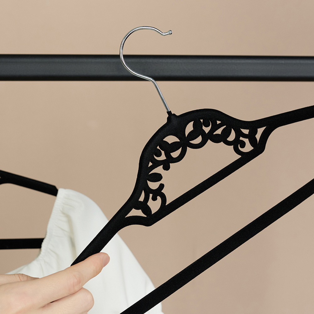 VETTA Набор вешалок для одежды 4шт, 42см, с покрытием флок - #10