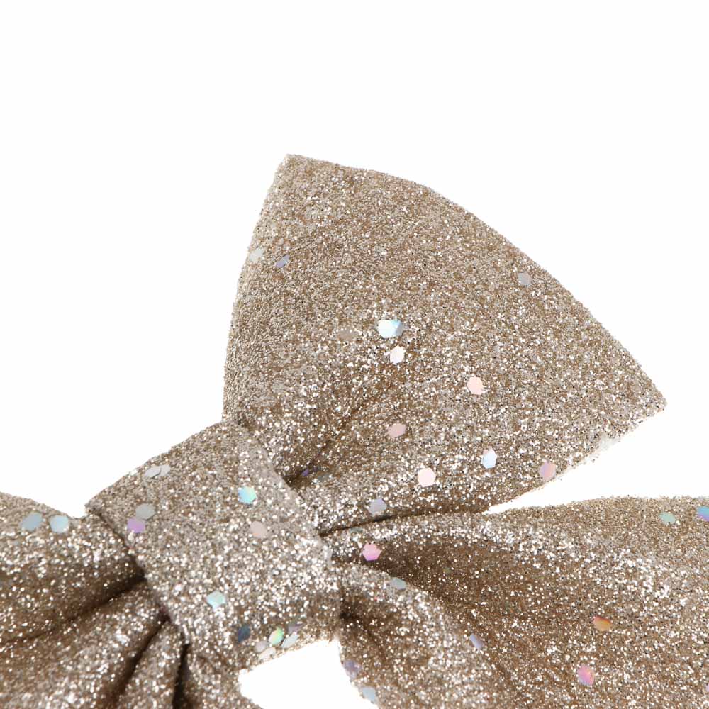 СНОУ БУМ Набор бантов 12x14 см, 2 шт, полиэстер, шампань - #5