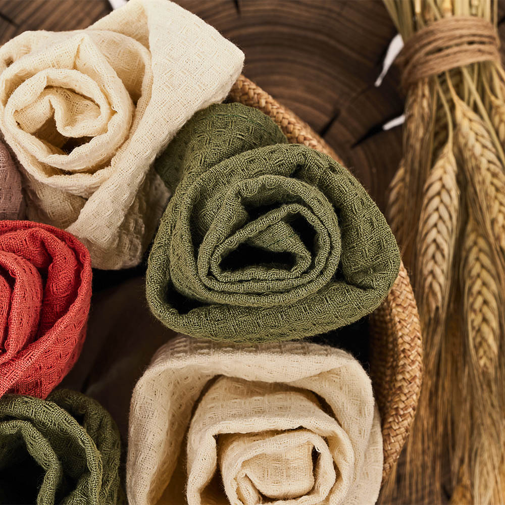 PROVANCE Кантри Комплект вафельных полотенец 3шт, 40х60см,100% хлопок, 2 цвета - #12