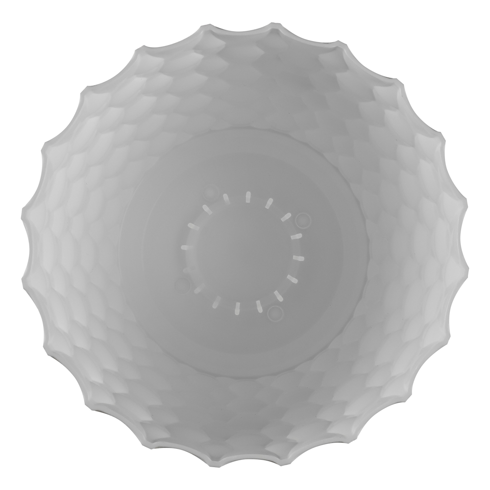 Горшок для цветов с поддоном "Wave", 2.5 л, d=17.5 см, микс цветов - #16