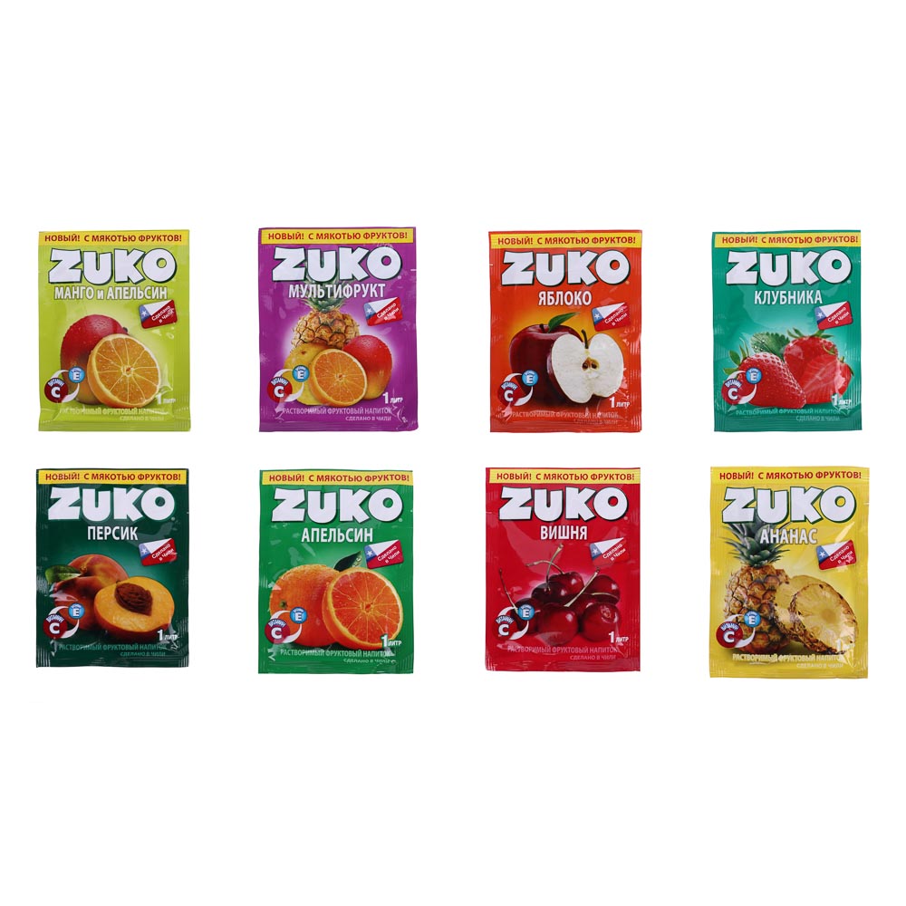 Напиток растворимый ZUKO, 25гр., 8 вкусов, Чили - #1