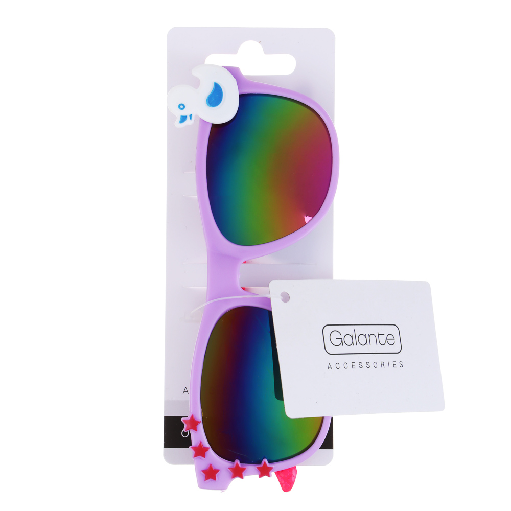 GALANTE Очки солнцезащитные детские, пластик, 123x36мм, 3 цвета - #4