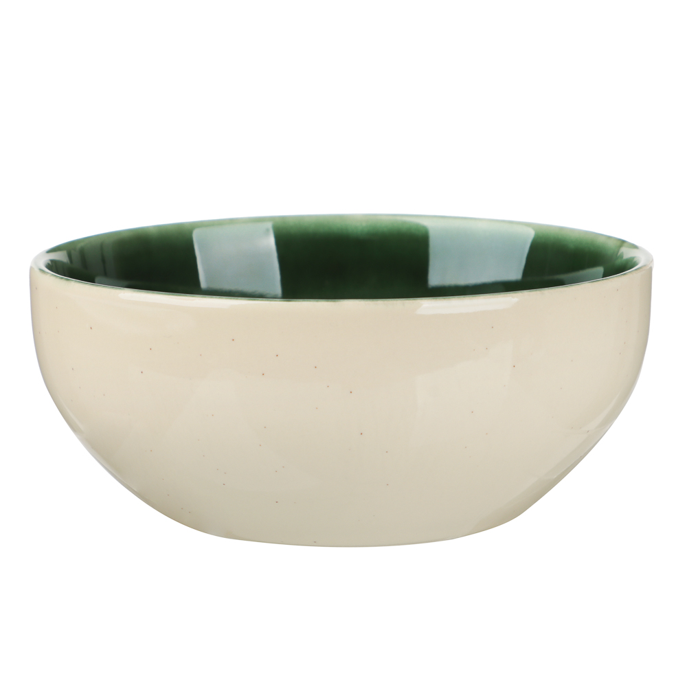 Салатник 12,5х5см, 280мл, тм MILLIMI Верде, керамика - #1