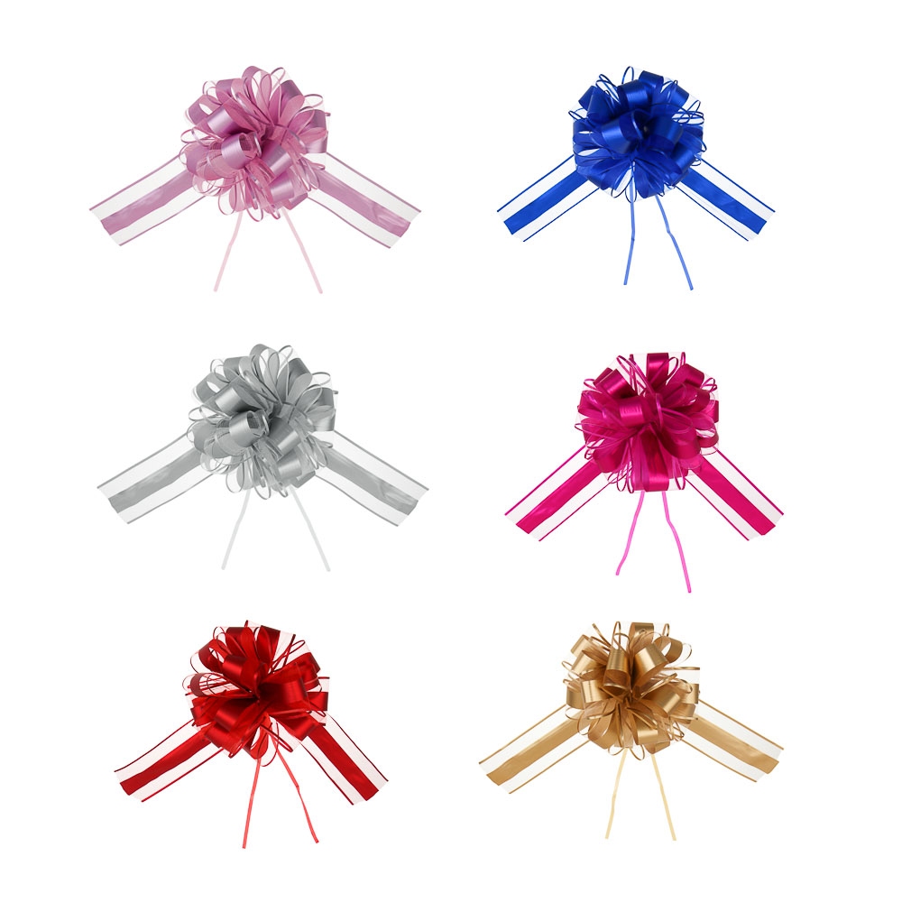 Бант-шар складной, диаметр 18 см, ПП, 6 цветов - #1