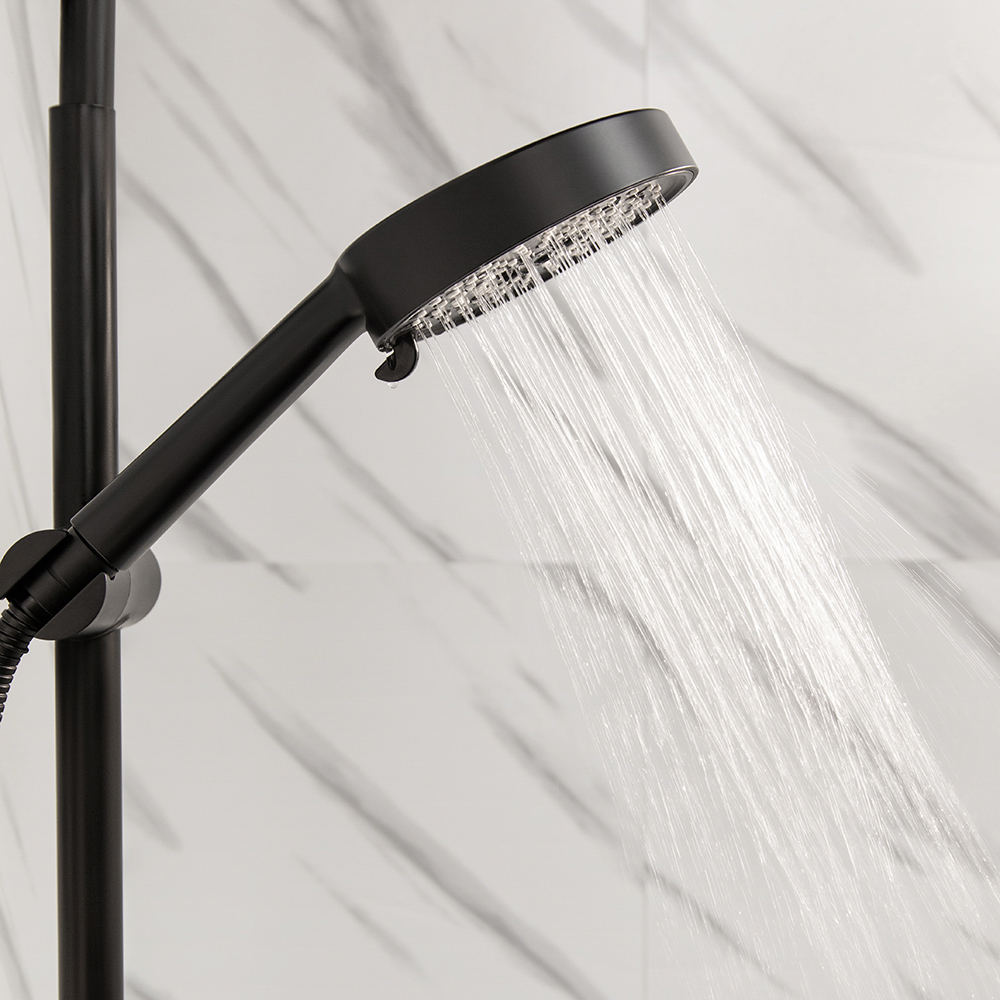 СоюзКран Лейка для душа, 5 режимов, 125мм, черный - #11