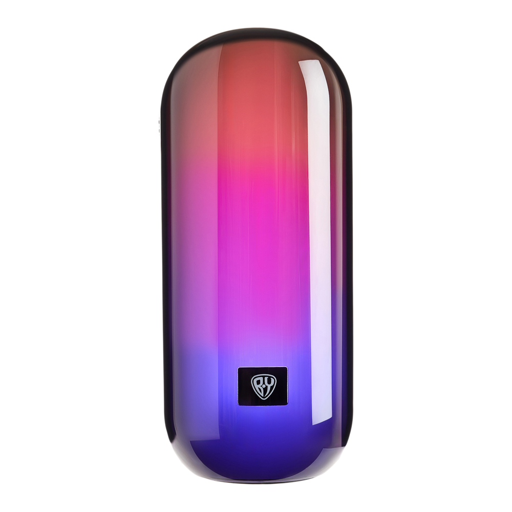 Колонка беспроводная BY EchoCore 7Вт,подсветка,1800мАч, BT5.3, USB, AUX,microSD,ВШГ 19x8x8см, черный - #1