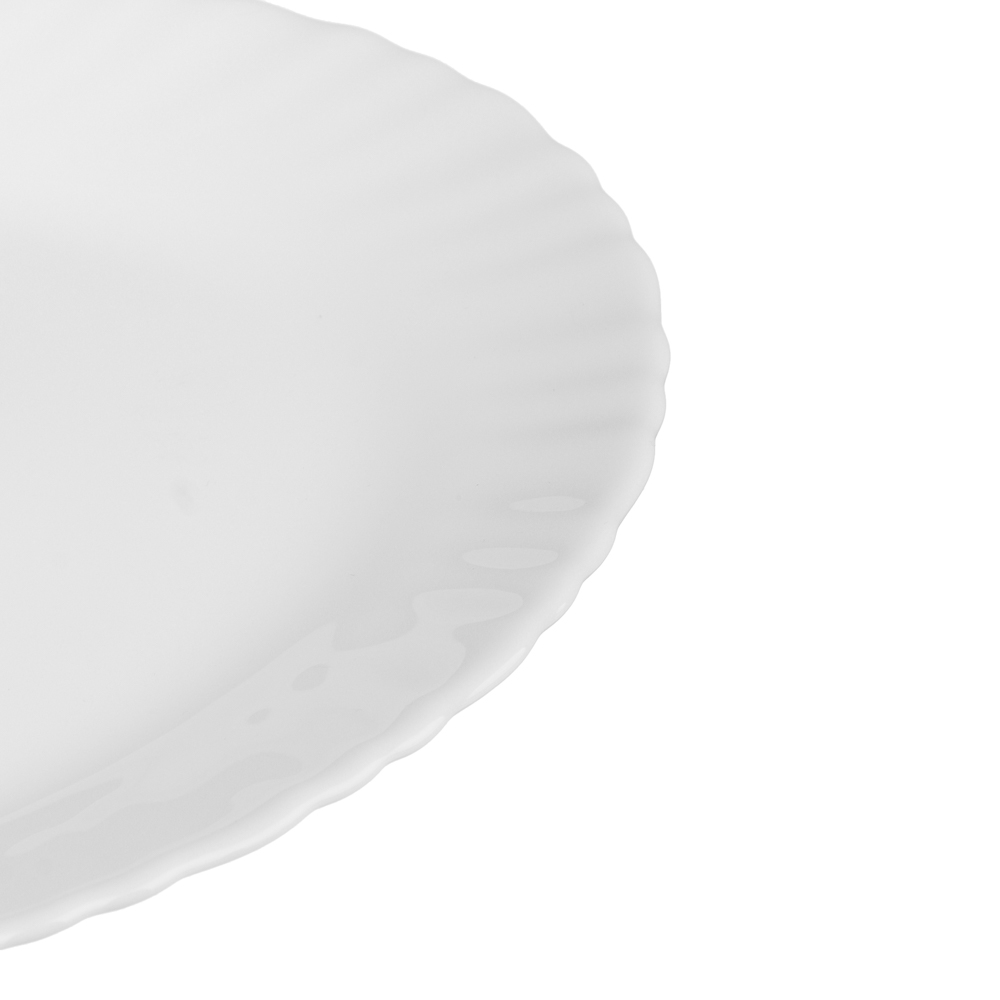 MILLIMI Бьянко Плюс Блюдо овальное 24см опаловое стекло - #4