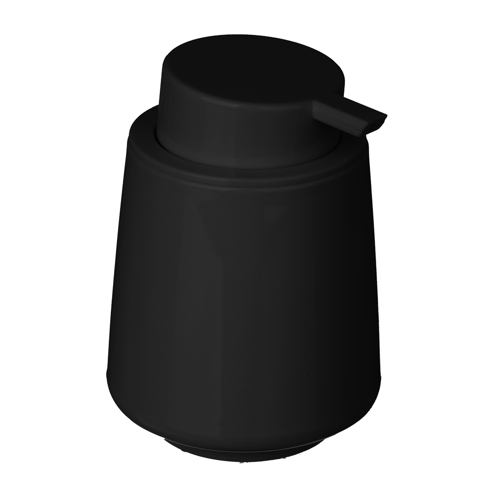 Vetta Дозатор для жидкого мыла, пластик, 350 мл, 13x9,5x9,5 см, черный - #1
