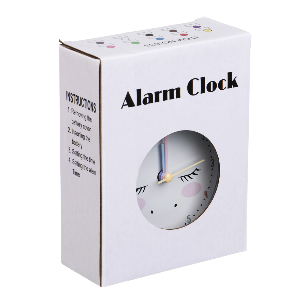 Будильник тм LADECOR CHRONO 10x4x13 см, пластик, стекло, 1xAA, 4 цвета - #4