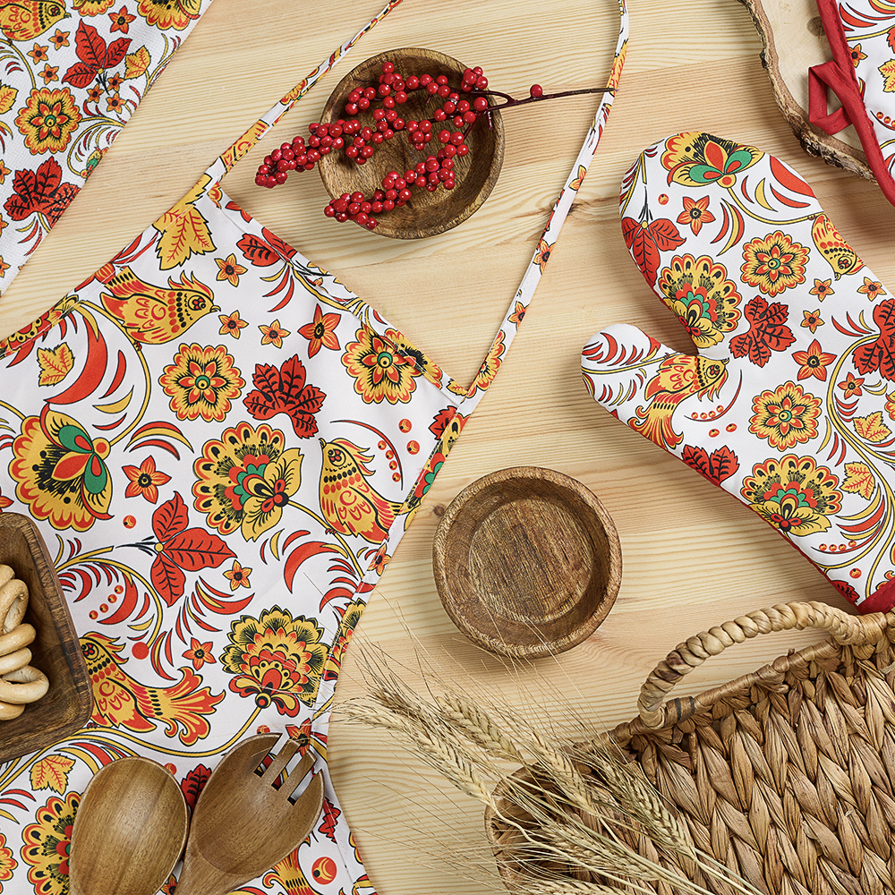 PROVANCE Хохлома Фартук, 100% полиэстер - #9