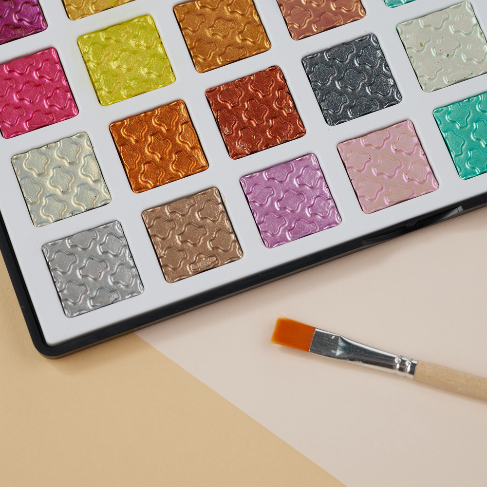 BY Русские Супергерои Краски акварельные, 35 цветов металлик, пл. бокс - #11