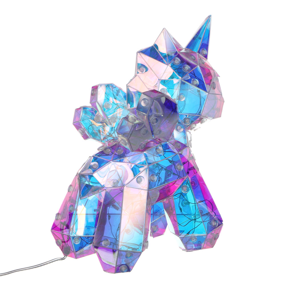 СНОУ БУМ Единорог, 13х20 см, 70 LED, постоянное свечение, USB - #7