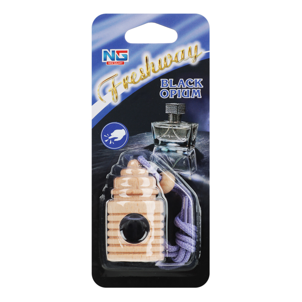 NEW GALAXY Ароматизатор подвесной Freshway, 5 мл, black opium - #1
