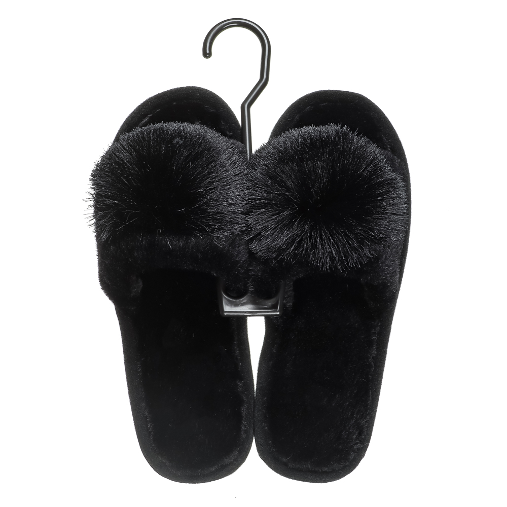 Обувь домашняя женская, размер 40-41, цвет черный, #11 - #4