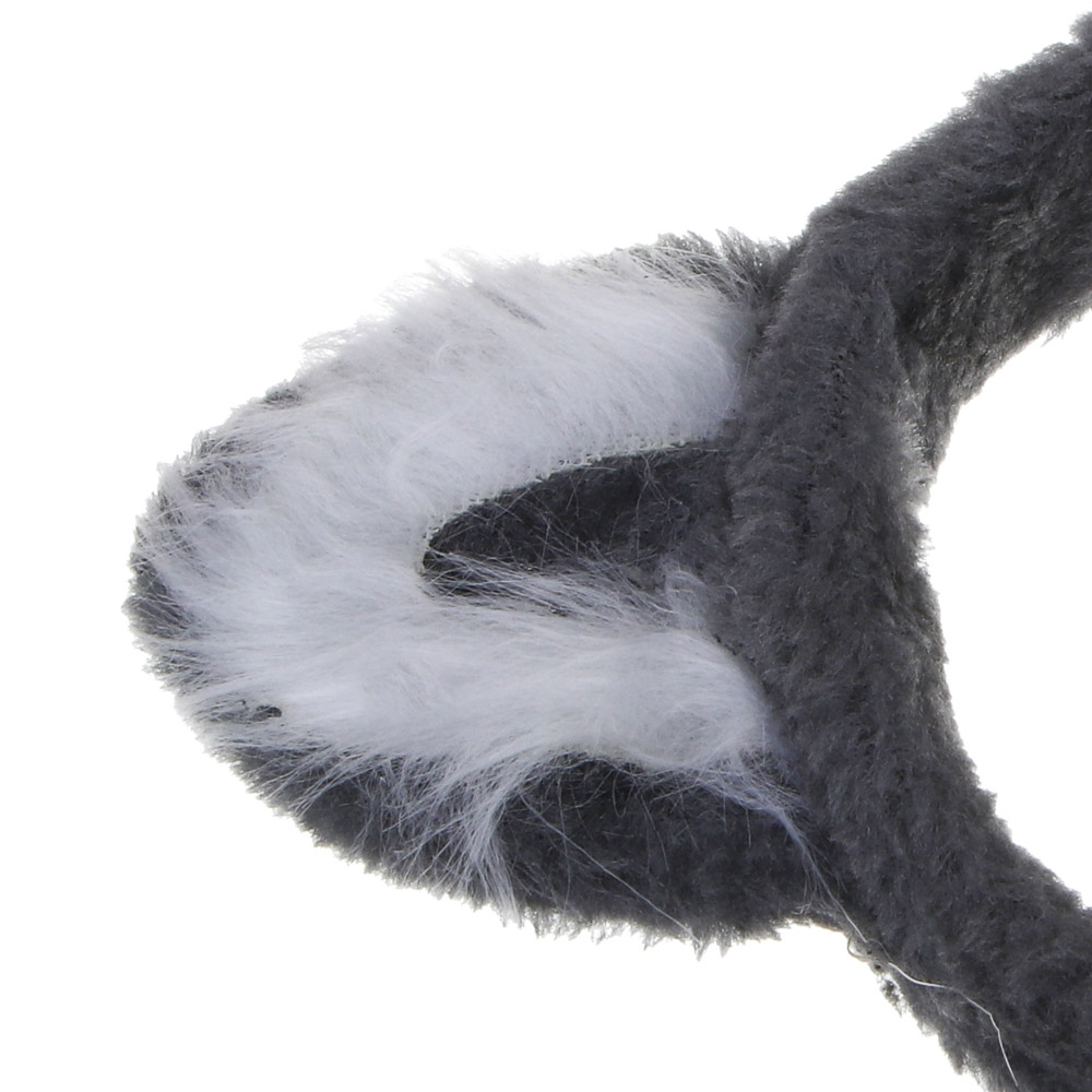 СНОУ БУМ Ободок "Кошачьи ушки", диаметр 10см, пластик, полиэстер - #4