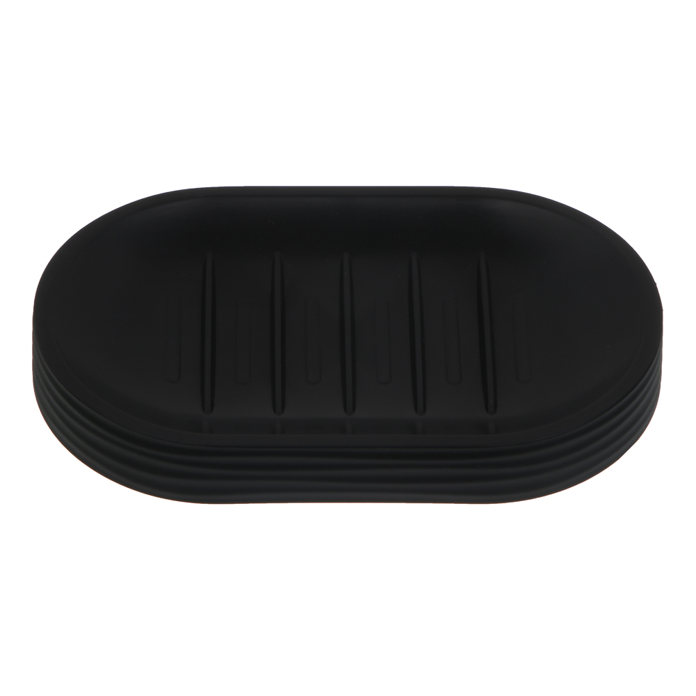 Мыльница тм VETTA Тренто, пластик, PP, черный, 14,5x8,8x2см - #4