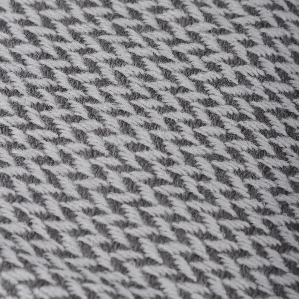 Плед жаккардной вязки Provance, акрил, 150х200 см, серый - #4