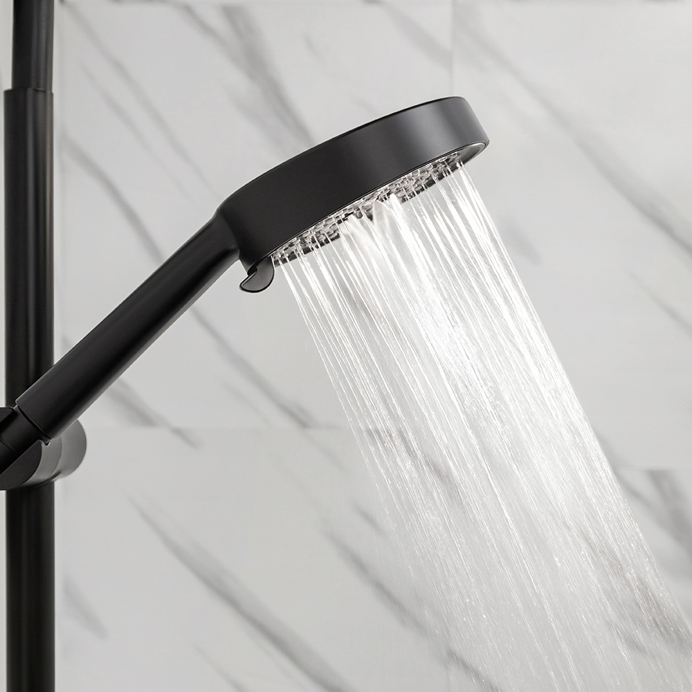 СоюзКран Лейка для душа, 5 режимов, 125мм, черный - #13