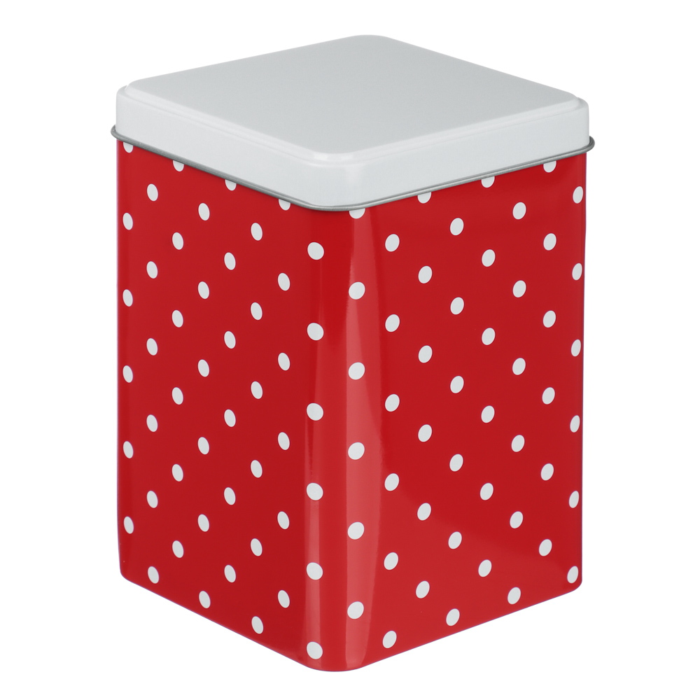 Банки для сыпучих продуктов тм VETTA, Горошек, 10x10x15см, жесть - #1