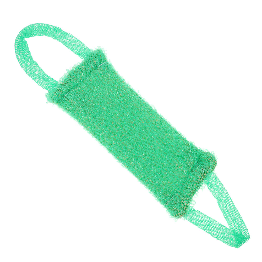 Мочалка банная с ручками эконом, ПП нить, 36х10см - #12