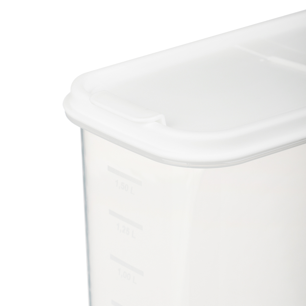 Банка для сыпучих продуктов МАШ прямоугольный 1,7л, пластик - #2