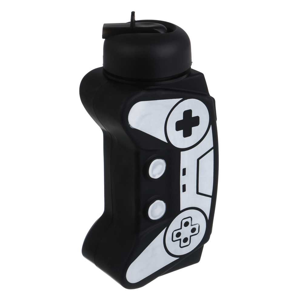 Бутылка для воды тм LADECOR "Джойстик", 600 мл, силикон, 2 вида - #3