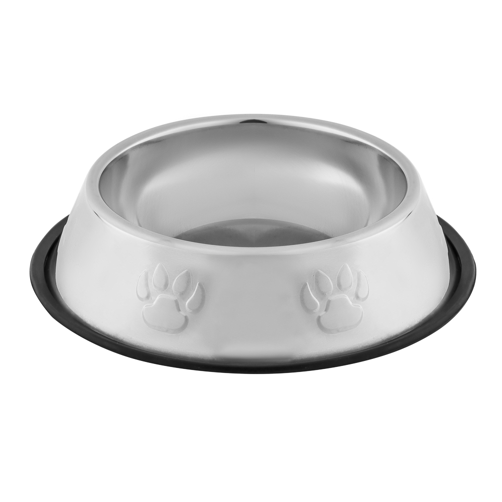 VETTA Миска для домашних животных, нерж. сталь, на резинке, 18х5 см, 400 мл. - #1