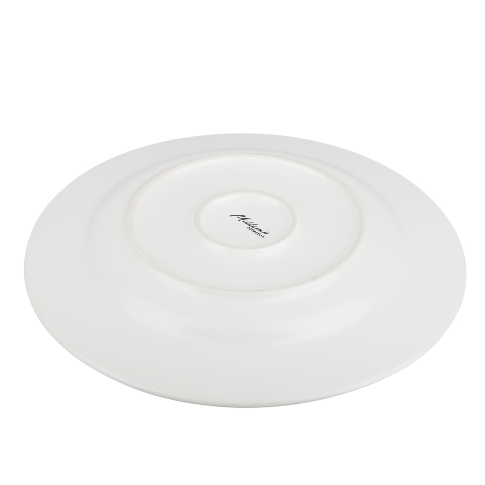 MILLIMI Монблан тарелка подстановочная 26,8см, керамика, белый - #4
