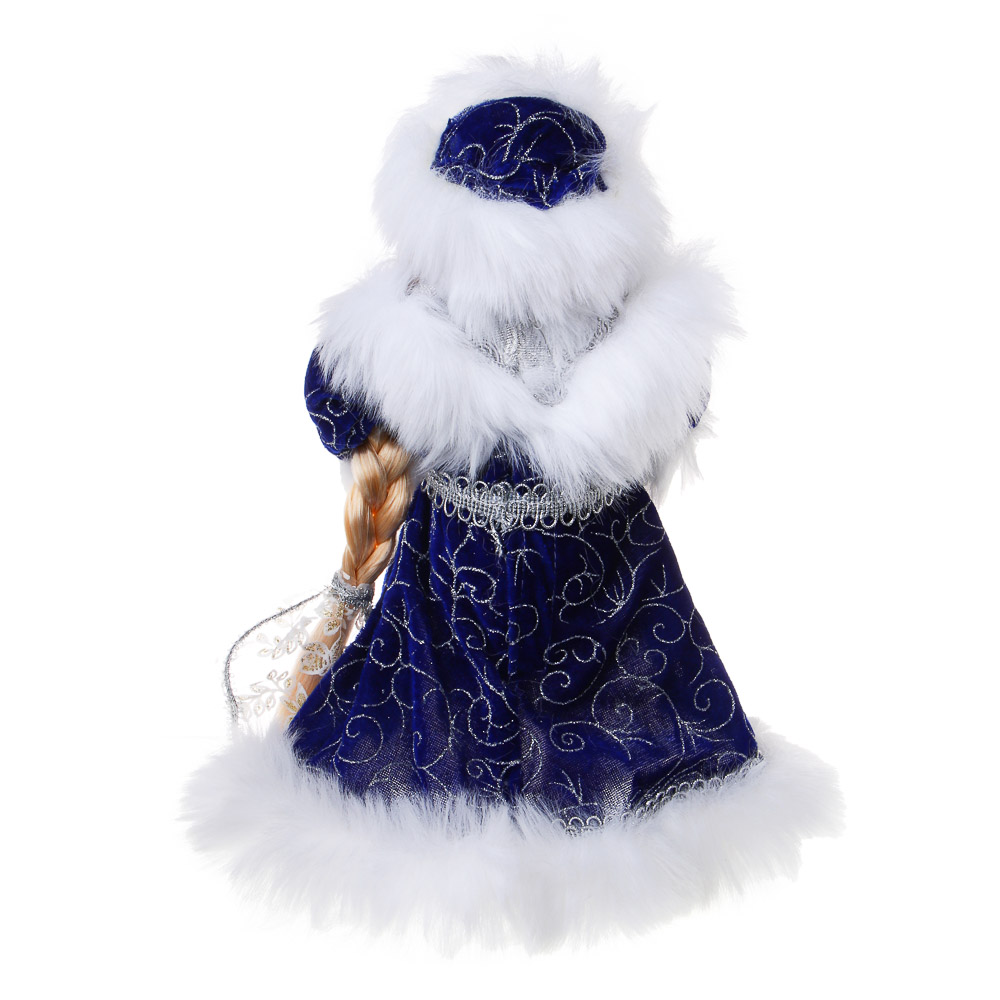 СНОУ БУМ Снегурочка 32 см, синий, PVC, полиэстер - #5