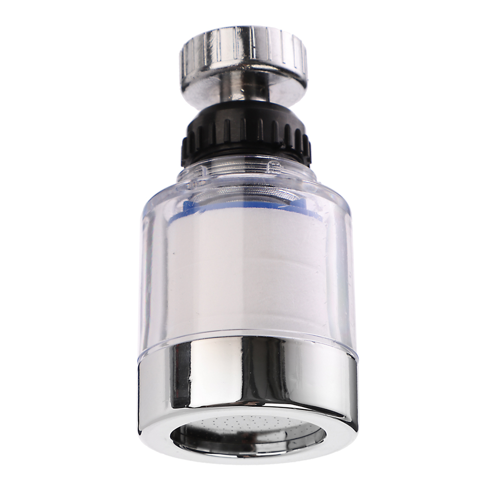 Аэратор-насадка для смесителя, с фильтром, пластик, прозрачный/хром - #1