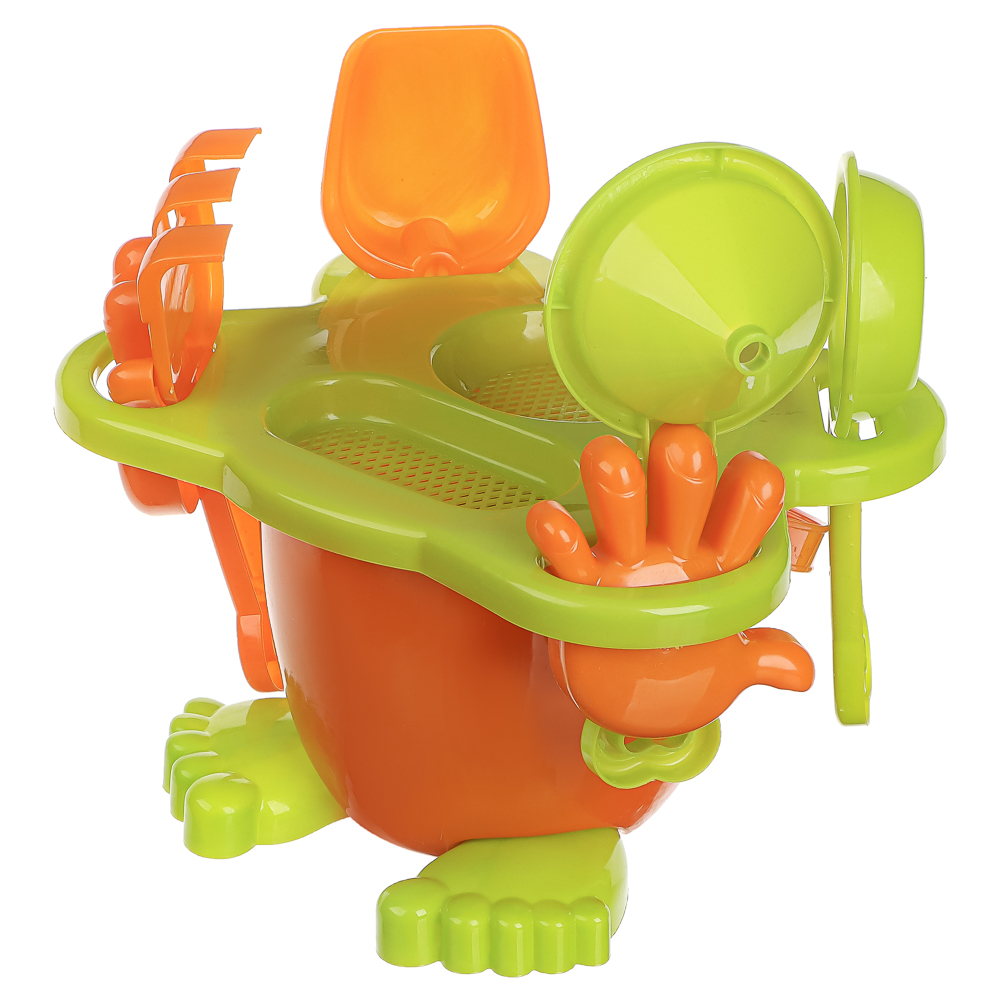 Набор для игры в песке "Дружок", ИГРОЛЕНД, 9 предметов, для детей 3+ - #7